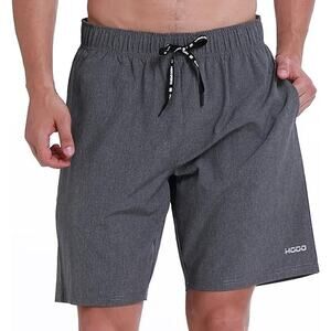 New HOdo| L |  Mens Swim Trunks 9" Quick Dry Swim Shorts Bathing Suit Trunks